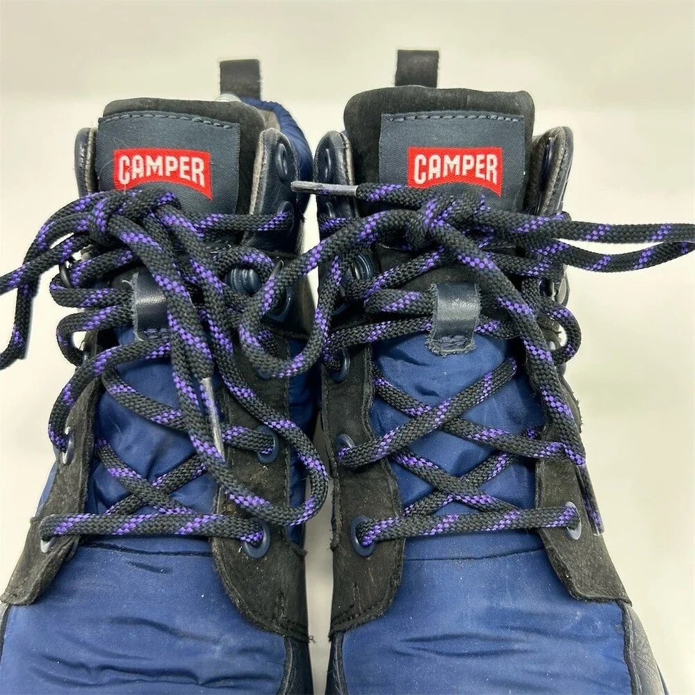 Camper Peu Pista Women's Blue/Black Lace Up Gore-Tex Hiking Ankle Boots EU 37 - Picture 5 of 14